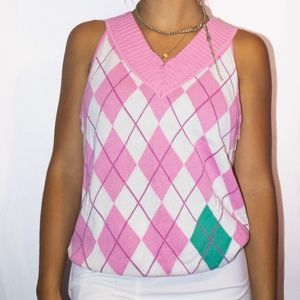 Tommy Hilfiger Pink sweater vest